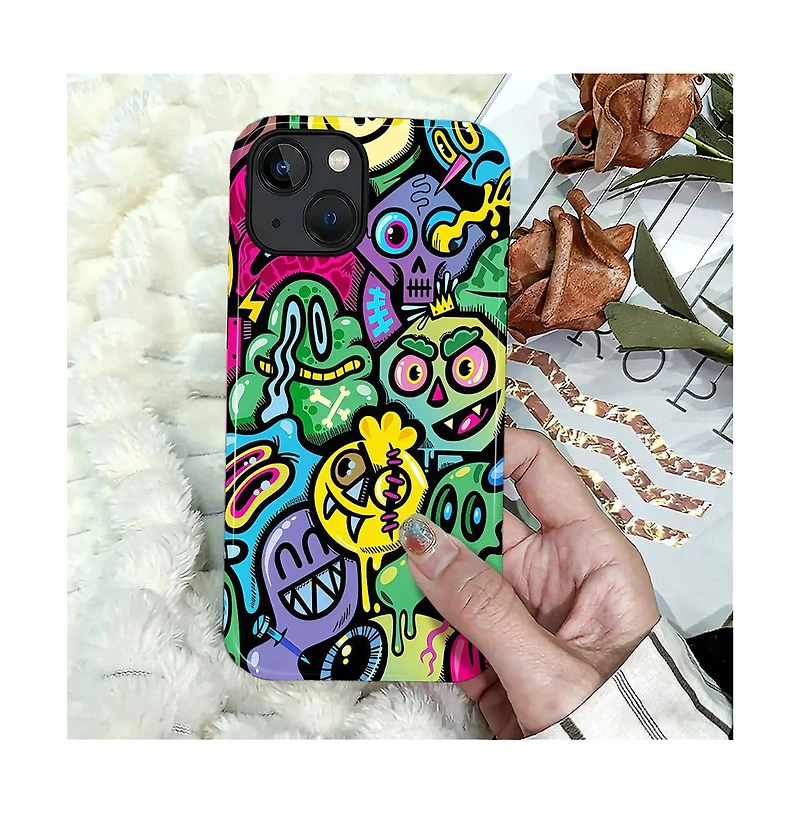 Lisen Neon Mutants 2-Layer Phone Case Compatible with Apple iPhone 15 Pro