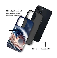 Lisen 2-Layer Anti-Slip Grip Phone Case Compatible with Apple iPhone