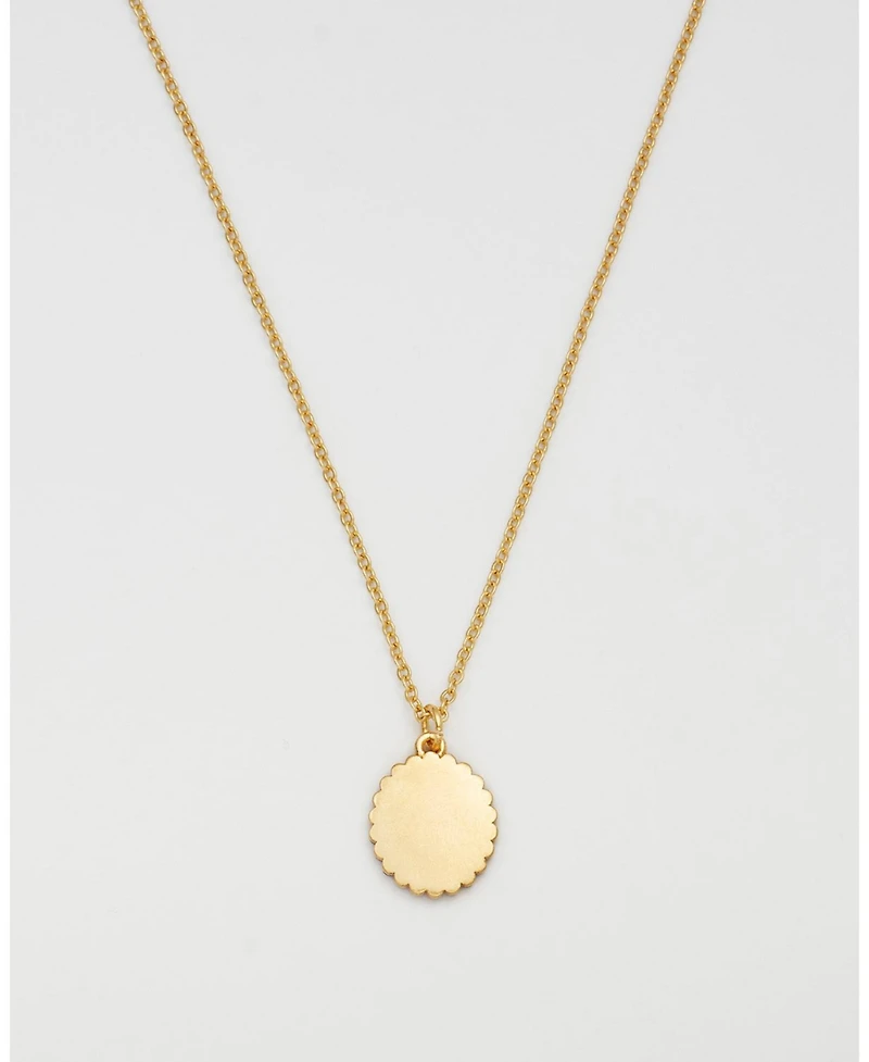 Fable England Eve Floral Necklace in Gold
