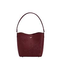 Fable England Floral Applique Margot Bucket Bag