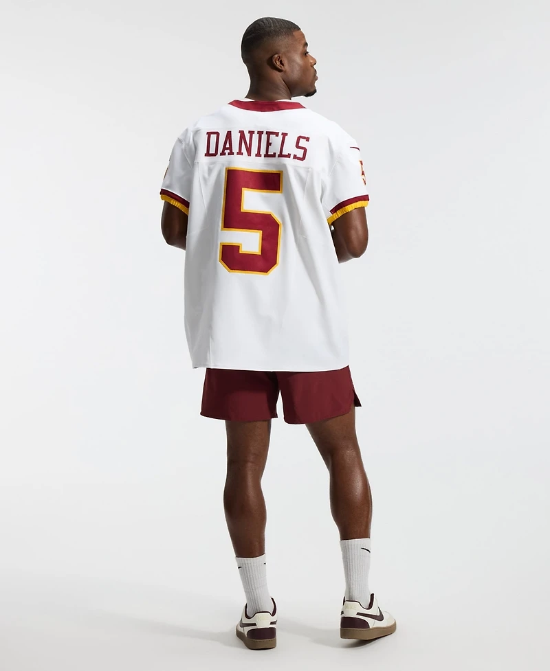 Nike Men's Jayden Daniels White Washington Commanders Alternate 2 Super Bowl Era Vapor F.u.s.e. Elite Jersey