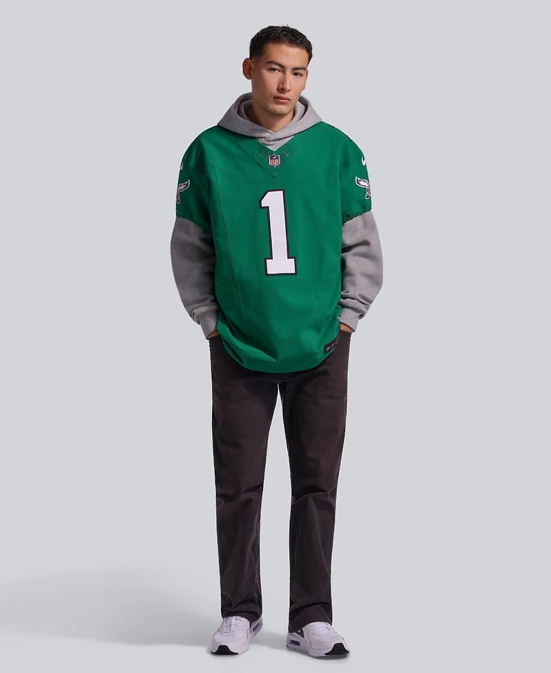 Nike Men's Jalen Hurts Kelly Philadelphia Eagles Alternate Vapor F.u.s.e. Elite Jersey