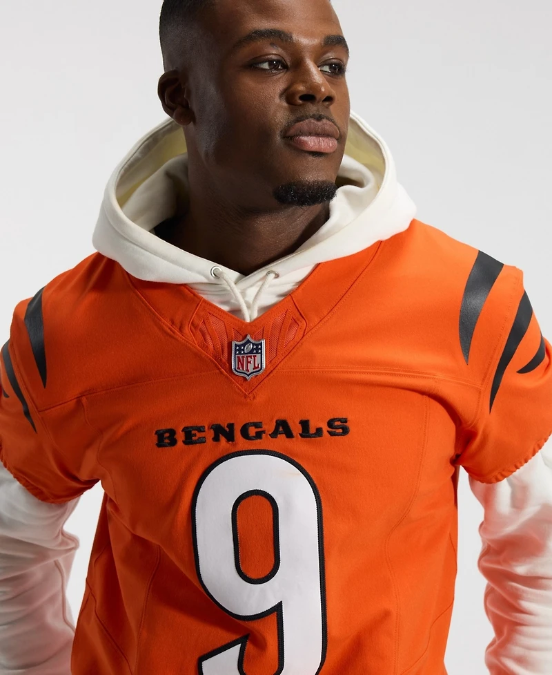 Men's Nike Joe Burrow Orange Cincinnati Bengals Vapor F.u.s.e. Elite Jersey