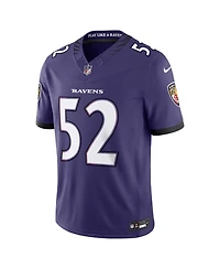 Nike Men's Ray Lewis Purple Baltimore Ravens Vapor F.u.s.e. Stitched Retired Limited Jersey