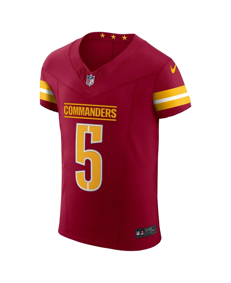 Nike Men's Jayden Daniels Burgundy Washington Commanders Team Vapor F.u.s.e. Elite Jersey