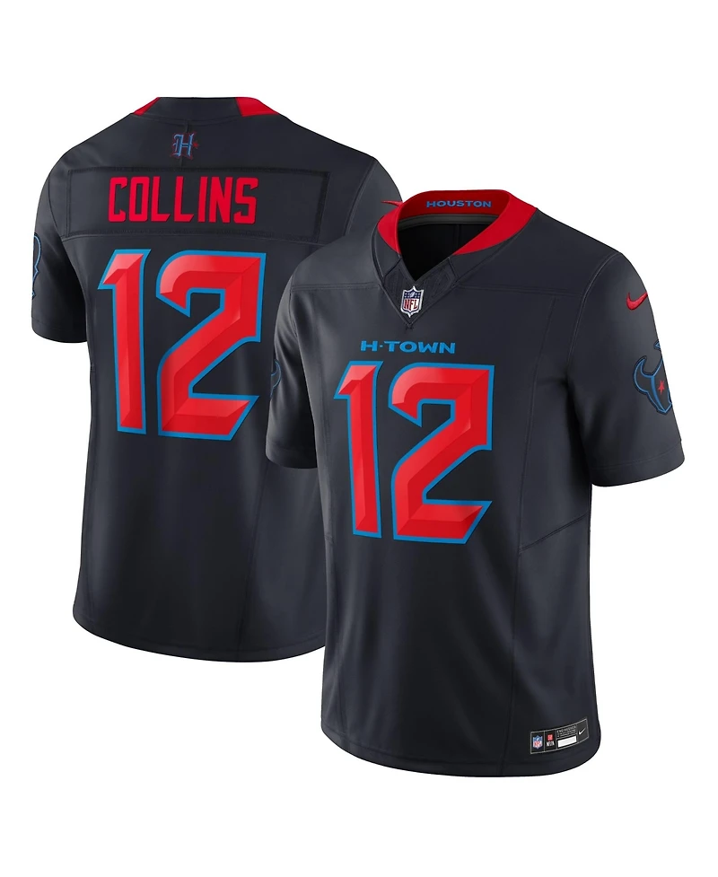 Nike Men's Nico Collins Navy Houston Texans Alternate 2 Vapor F.u.s.e. Limited Jersey
