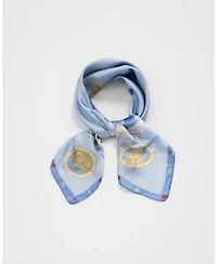 Fable England Women's Zodiac Medium Square Scarf