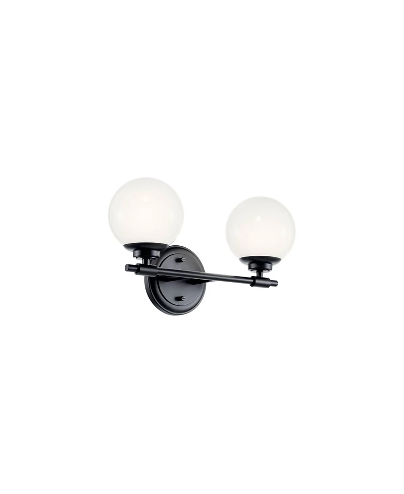 Kichler Benno 2-in 2-Light Industrial Vanity Light
