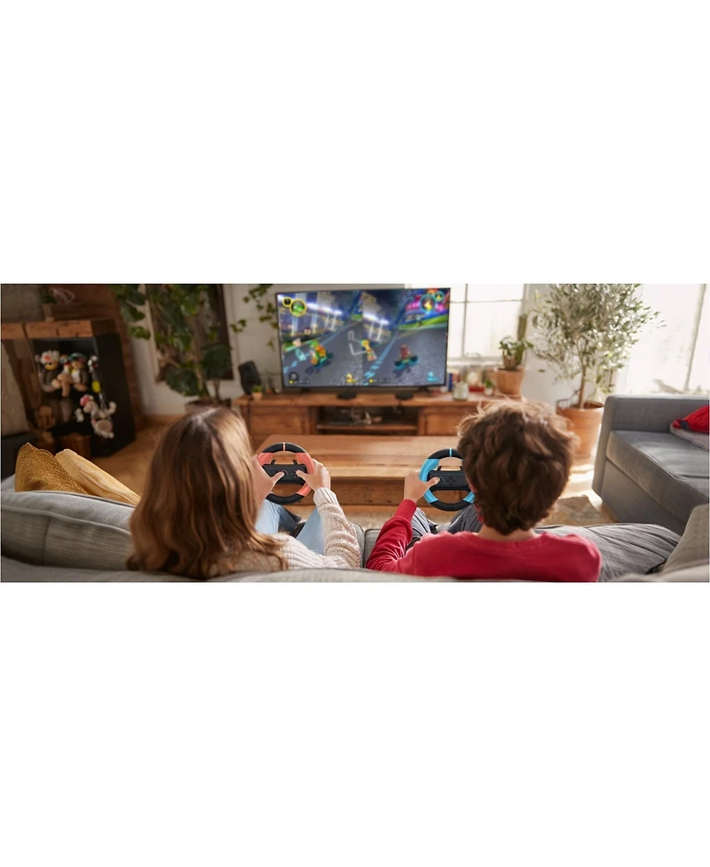Gg Gear Gripz Corava Wireless Hall-Effect Racing Wheel + Controller, 2-Piece Bundle for Nintendo Switch 2