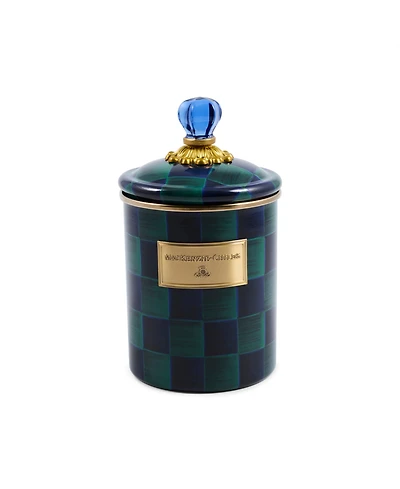 MacKenzie-Childs Juniper Check Medium Canister