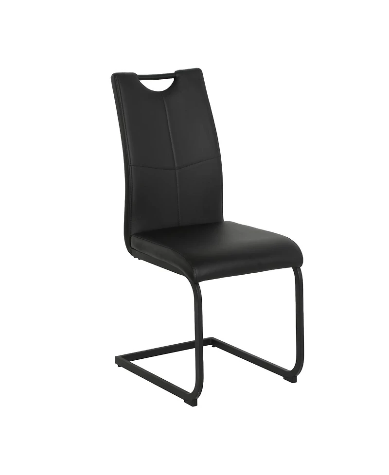 Streamdale Furniture Modern Pu Upholstered Dining Chairs (Set of 4)