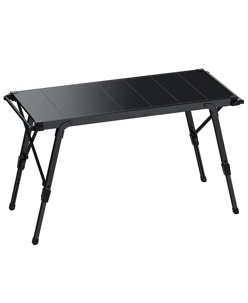 Piscifun Igt Modular Camping Table Adjustable Height Aluminum Portable Outdoor Cooking Bbq