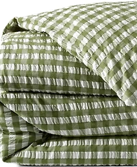 Lands' End Cotton Seersucker Duvet Bed Cover