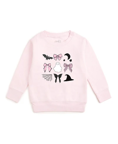 Sweet Wink Big Girls 10-12 Spooky Coquette Halloween Sweatshirt