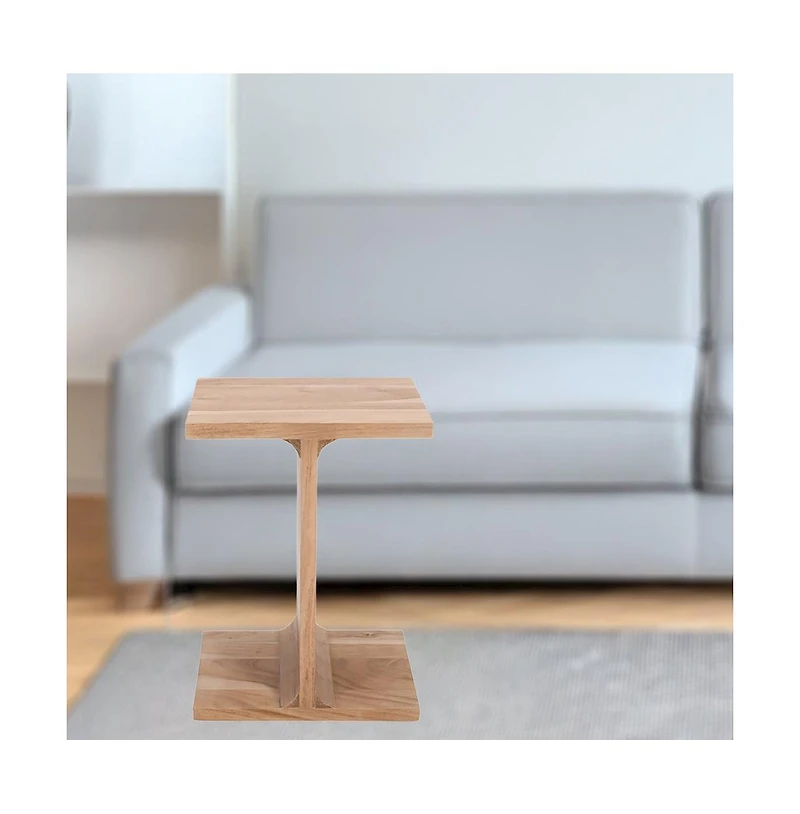 Jofran Idiom Solid Wood Modern Accent End I-Table