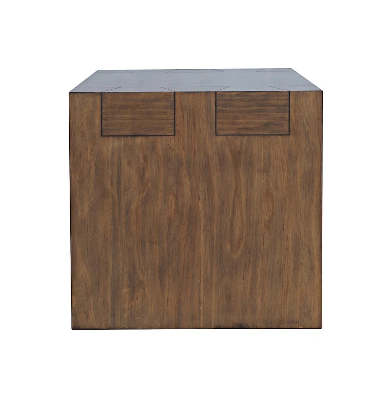 Jofran Taos Modern Rustic Square Dovetailed End Table