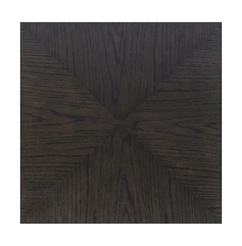Jofran Laurel Creek Modern Contemporary Square Block Pedestal End Table