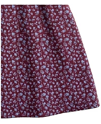 Hope & Henry Little Girls (6-12) Flutter Sleeve Linen Dress with Peter Pan Collar