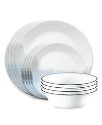 Corelle Tranquil Reflections 12 Pc. Dinnerware Set, Service for 4