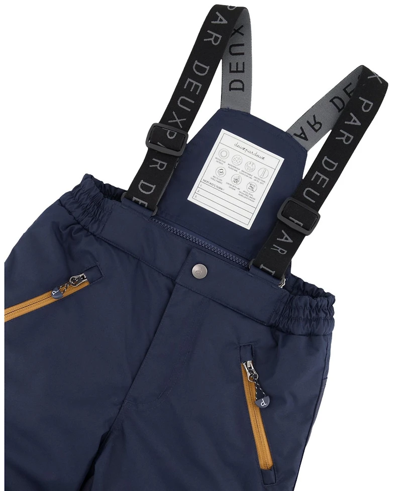 Deux par Toddler Boys' 2T-5T Play Technical Hooded Waterproof Jacket and Pants, 2-Piece Set