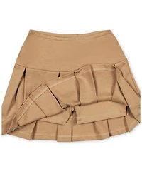 Hope & Henry Girls' 4-16 Pleated Ponte Skirt