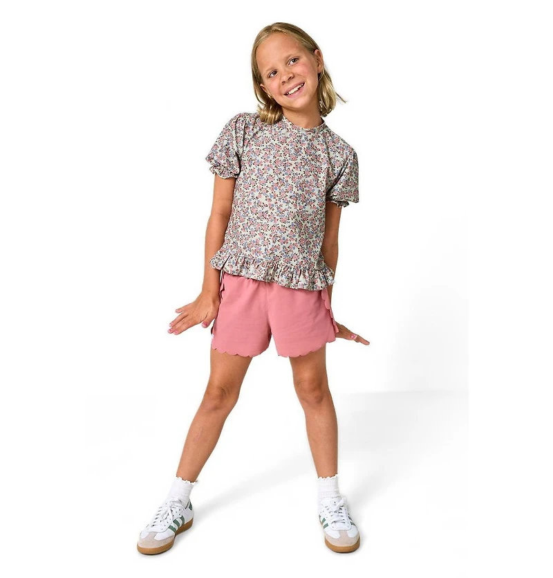 Courtside Kids Girls' 2-16 Ruffle Tee