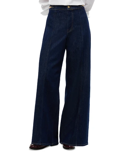 Tommy Hilfiger Women's Indie High-Rise Wide-Leg Jeans