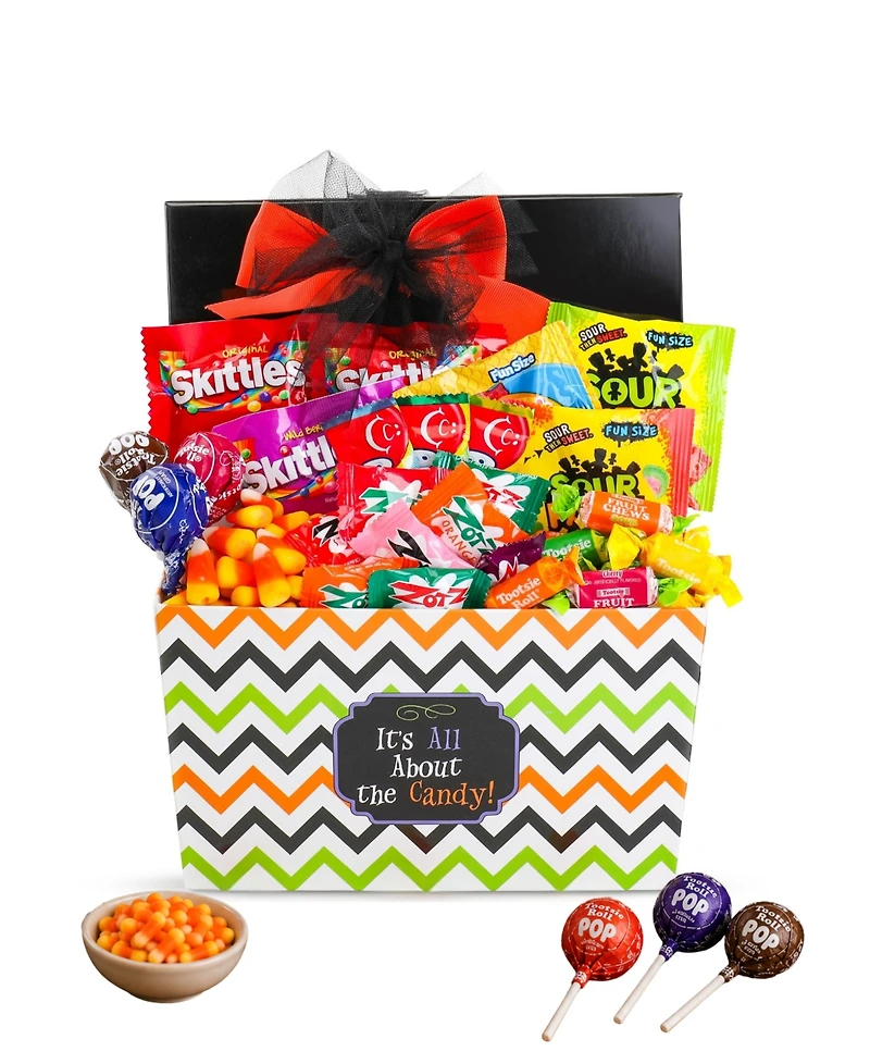 Beyond the Bow Gifts It's All About the Candy Gift Basket, 6-Pieces