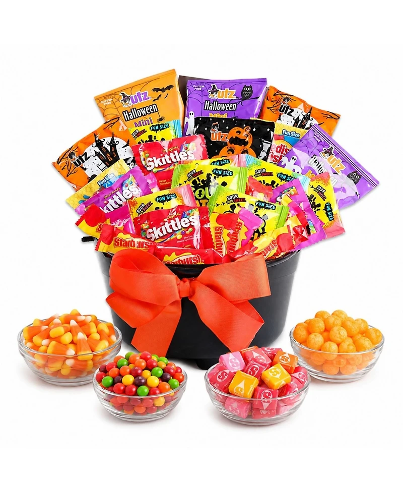 Beyond the Bow Gifts Witch's Cauldron of Treats Gift Basket, 30-Pieces