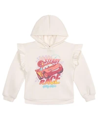 Cars Girls' 4-16 Graphic Hooded Checkerboard Hoodie and Leggings, 2-Piece Set