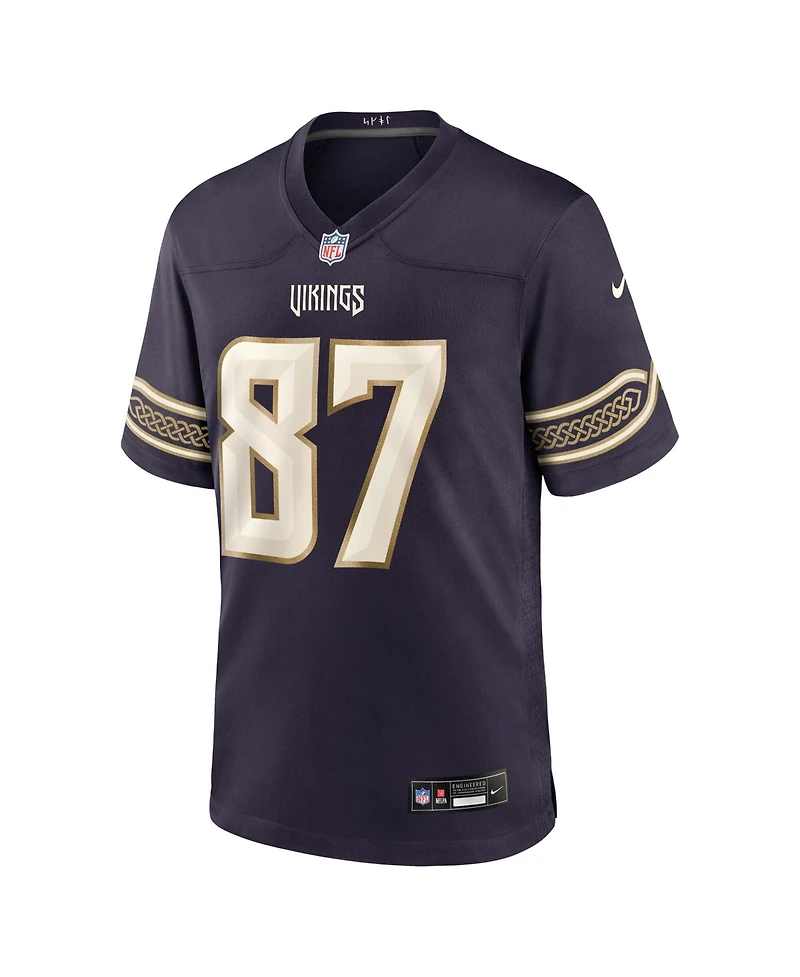 Nike Men's T.j. Hockenson Purple Minnesota Vikings 2026 Rivalries Collection Game Jersey