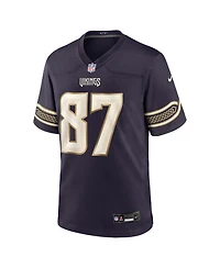 Nike Men's T.j. Hockenson Purple Minnesota Vikings 2026 Rivalries Collection Game Jersey