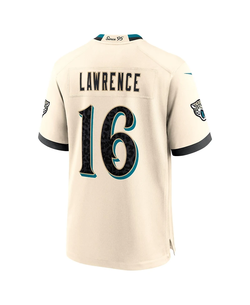Nike Men's Trevor Lawrence Natural Jacksonville Jaguars 2026 Rivalries Collection Game Jersey