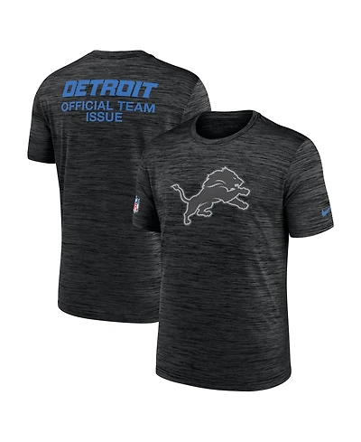 Nike Men's Black Detroit Lions 2026 Rivalries Collection Sideline Velosity T-Shirt