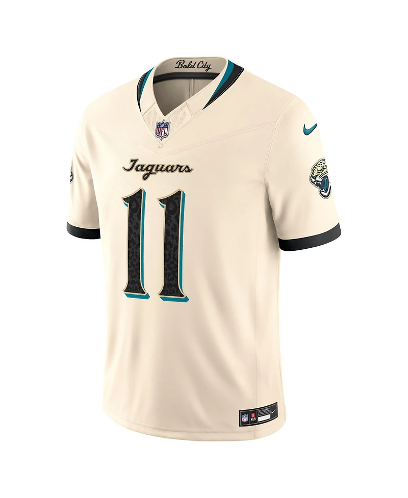 Nike Men's Parker Washington Natural Jacksonville Jaguars 2026 Rivalries Collection Vapor F.u.s.e Stitched Limited Jersey