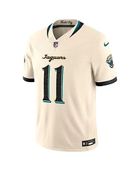 Nike Men's Parker Washington Natural Jacksonville Jaguars 2026 Rivalries Collection Vapor F.u.s.e Stitched Limited Jersey
