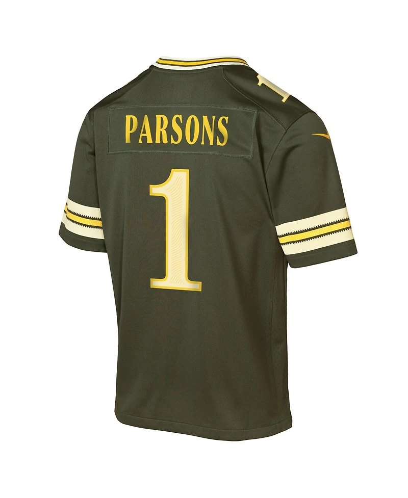 Nike Big Boys and Girls Micah Parsons Green Bay Packers 2026 Rivalries Collection Game Jersey