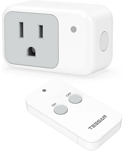 Tessan Remote Control Outlet with Wireless On/Off Switch