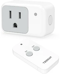 Tessan Remote Control Outlet with Wireless On/Off Switch