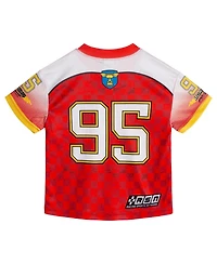 Cars Toddler Boys' 2T-5T Lightning McQueen Athletic Jersey Tee and Joggers, 2-Piece Set