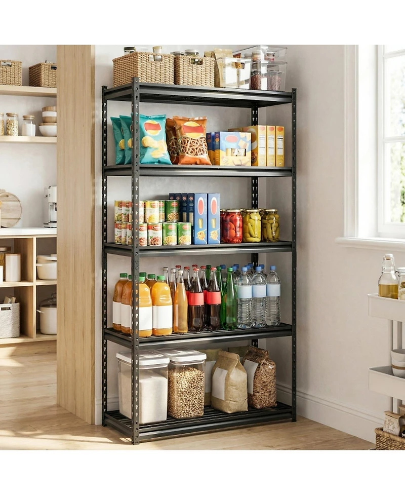 Gouun Tier Heavy-Duty Metal Shelving Unit with Adjustable Wire Rack