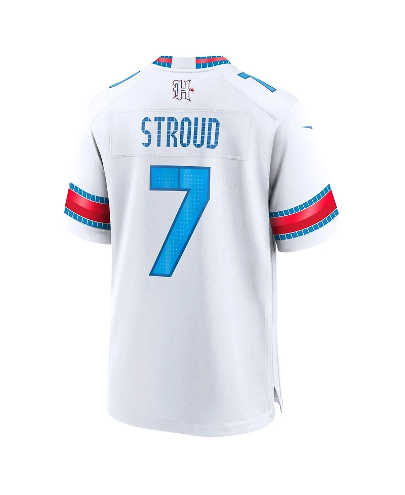 Nike Men's C.j. Stroud White Houston Texans 2026 Rivalries Collection Game Jersey