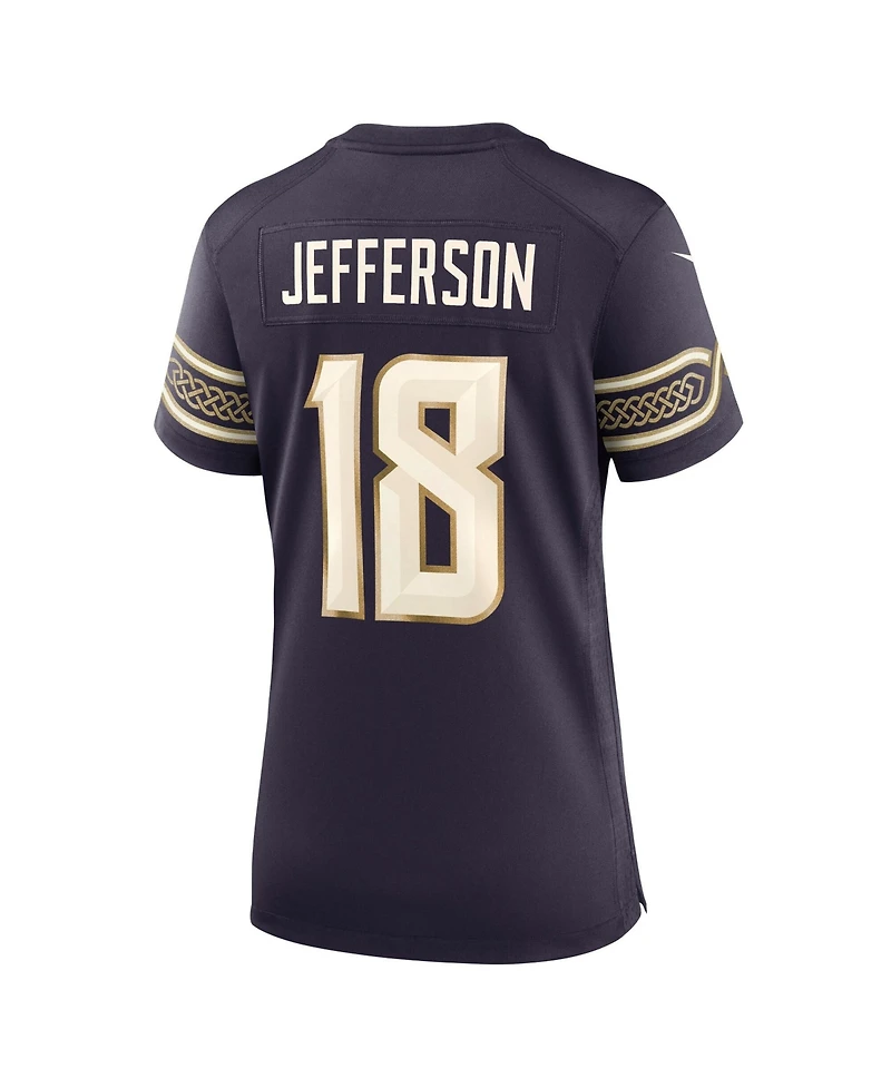 Nike Women's Justin Jefferson Purple Minnesota Vikings 2026 Rivalries Collection Game Jersey