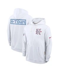 Nike Men's White Houston Texans 2026 Rivalries Collection Sideline Pullover Hoodie