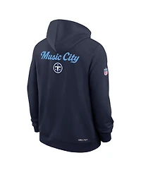 Nike Men's Navy Tennessee Titans 2026 Rivalries Collection Sideline Pullover Hoodie