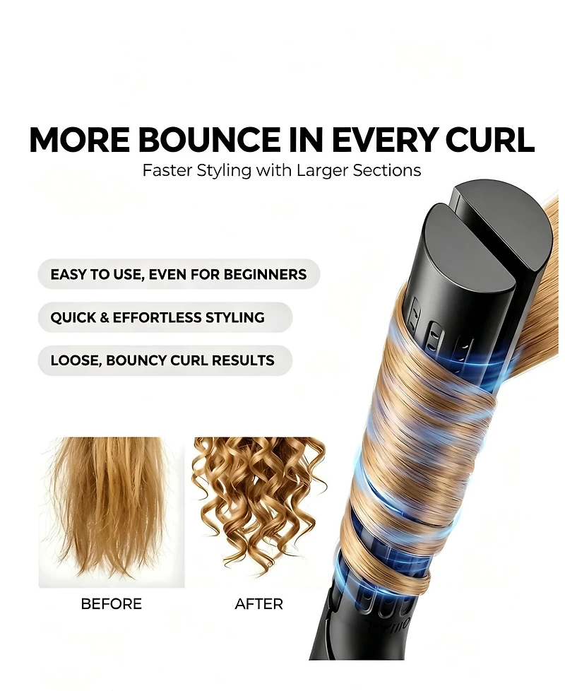 Tymo Beauty Airflow 2 in1 Hair Curler and Straightener