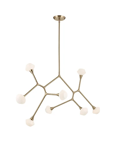 Kichler Cassius 61 1/4"W Champagne 8-Light Chandelier