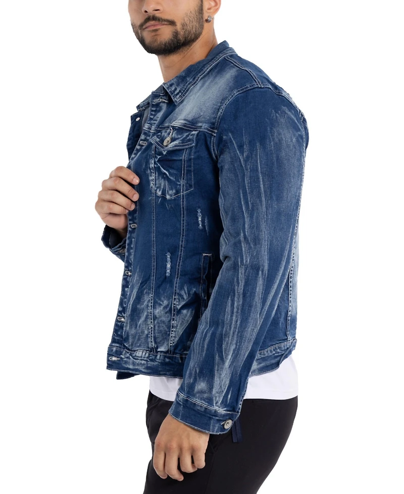 Men's Washed Denim Jacket