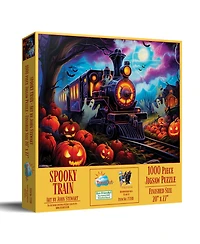 SunsOut Spooky Train 1000 piece Jigsaw Puzzle for Adults Halloween