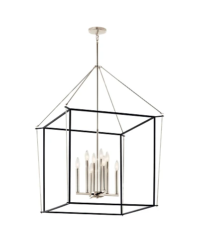 Kichler Eisley 28 1/4"W Polished Nickel Foyer Pendant Light